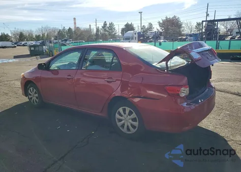 2011 Toyota Corolla Base from USA, damaged, VIN 2T1BU4EE0BC689510